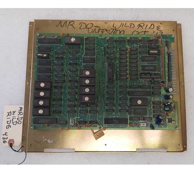 UNIVERSAL Mr. Do's Wild Ride Arcade Game Board #436