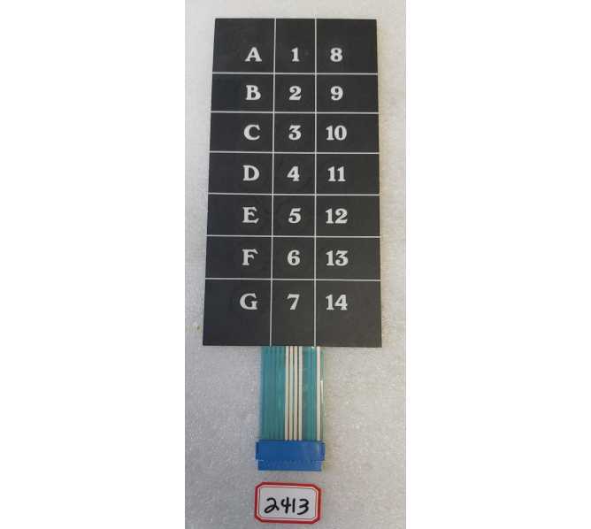 USI WITTERN FSI FAWN Snack Machine KEYPAD #20979899 (2413) 
