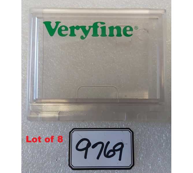 VERYFINE Vending Machine PLASTIC PUSH BUTTON 3-5/8 in x 2-3/4 in #9769  