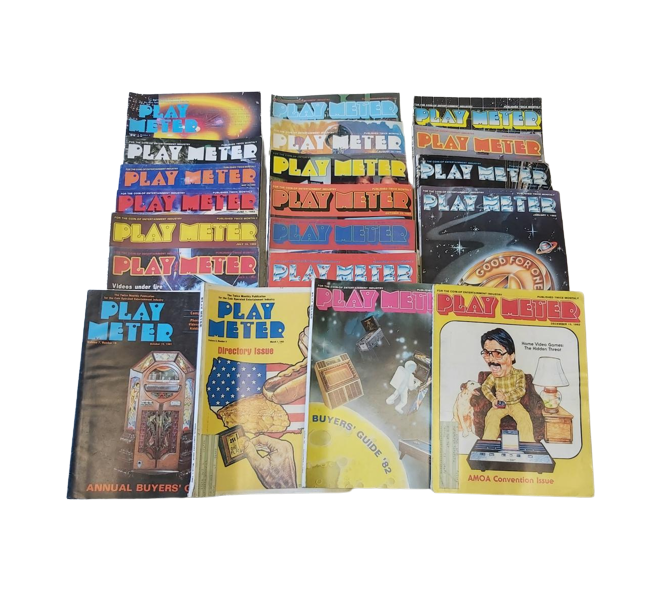 Vintage PLAY METER MAGAZINE  - Coin-op Amusement Arcade Industry Trade Magazine_