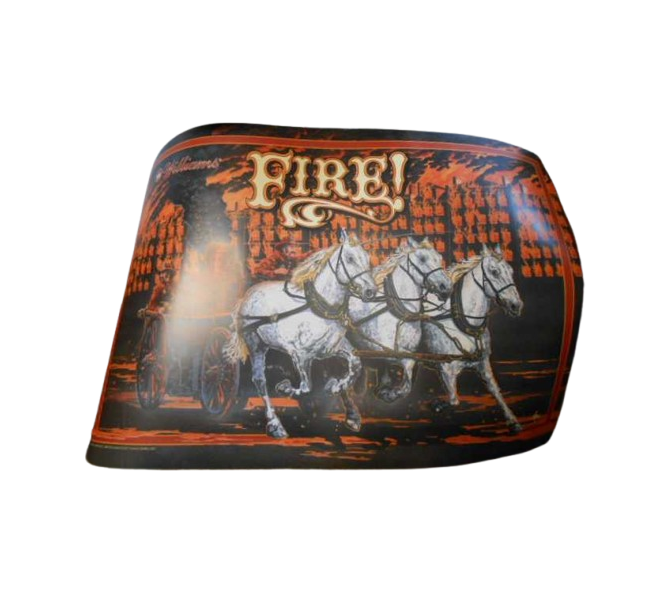 WILLIAMS FIRE! Pinball Machine Translite #31-1357-556 (250)