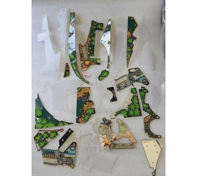 WILLIAMS BANZAI RUN Pinball Machine INCOMPLETE PLASTIC Set #9676