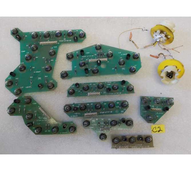 WILLIAMS CONGO Pinball Machine LAMP Board Lot #C2 
