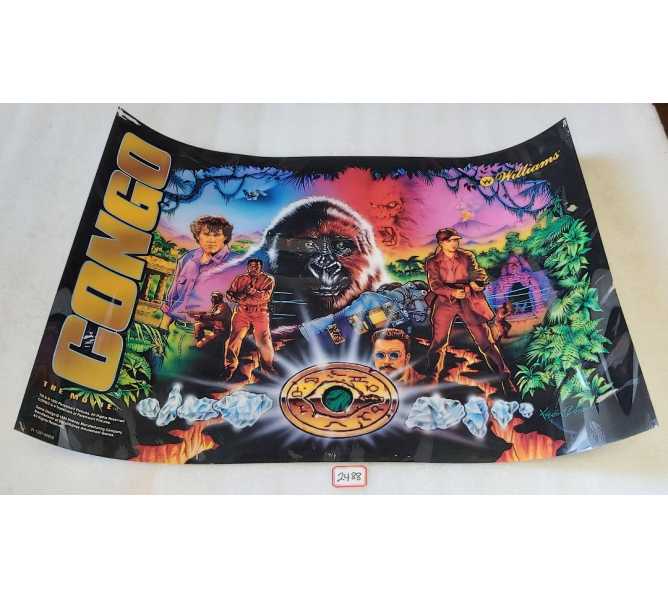 WILLIAMS CONGO Pinball Machine Translite Backbox Artwork (2488) 