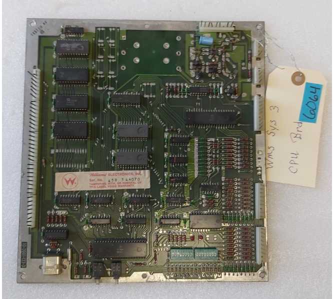 WILLIAMS Pinball SYSTEM 3 CPU Board #6064  