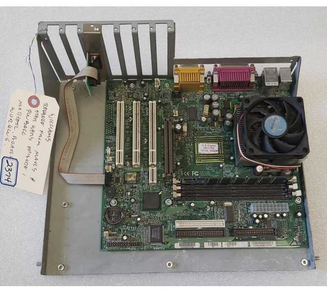 WILLIAMS REVENGE FROM MARS, STAR WARS EP 1 Pinball MOTHERBOARD (2374) 