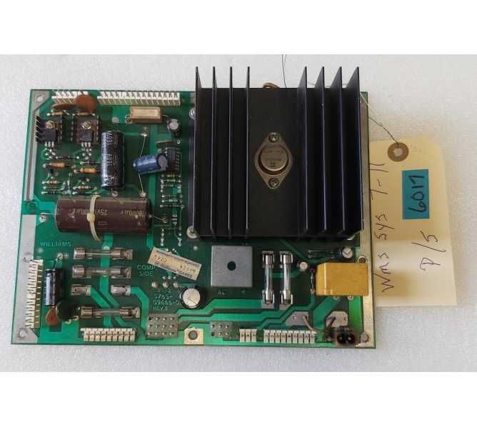 WILLIAMS SYSTEM 7-11 Pinball POWER SUPPLY Board #6017 