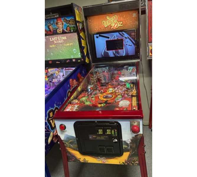 WOZ - WIZARD OF OZ 75th Anniversary RUBY RED Pinball Machine for sale  