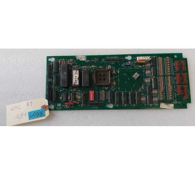 WPC Pinball 89 CPU Board #6028 