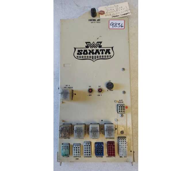 WURLITZER 1050 & SONATA Jukebox CONTROL Assembly #9836 