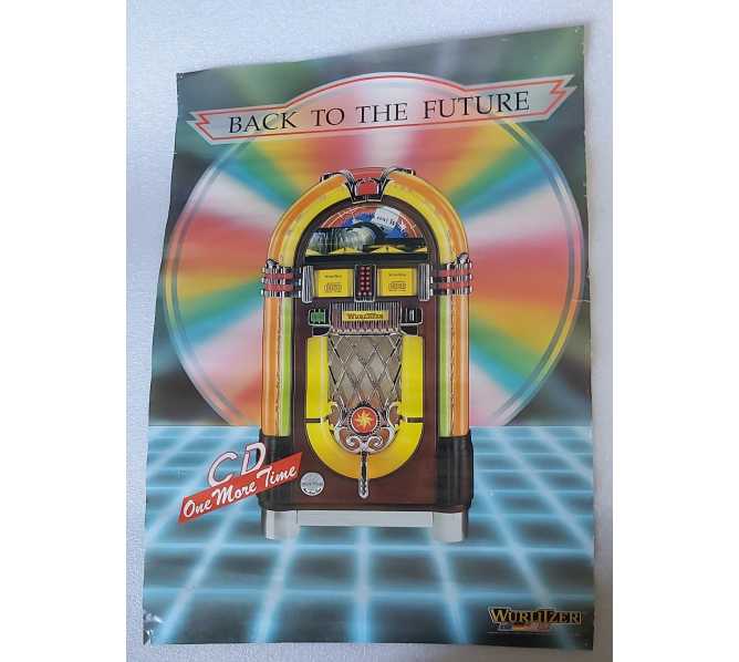 WURLITZER Jukebox Back to the Future Jukebox Original Advertising Promotional Poster 33 x 24 (62) 