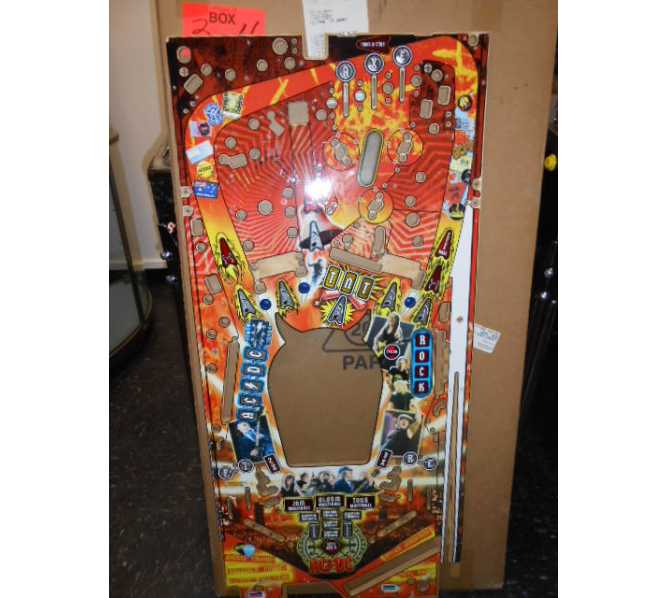 AC DC LE Pinball Machine Game Playfield Production Reject #15 by Stern Pinball