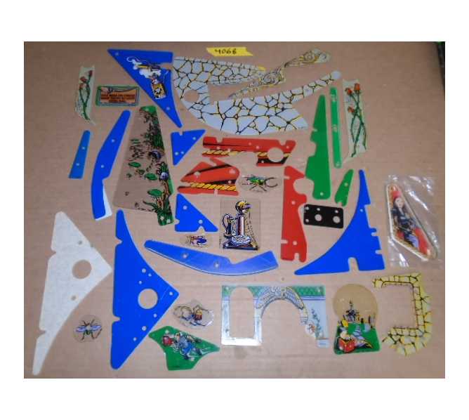 BALLY ADDAMS FAMILY Pinball PARTIAL Plastic Set #4068 