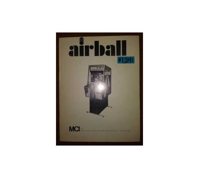 AIRBALL Arcade Machine Game Manual #1241 for sale  