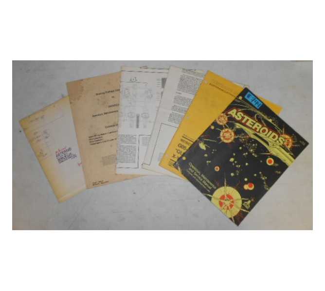 ASTEROIDS Arcade Machine Game OPERATION, MAINTENANCE & SERVICE MANUAL with ILLUSTRATED PARTS LISTS & SCHEMATICS #744 for sale 