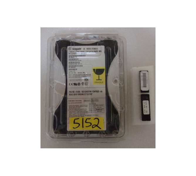 ATARI SAN FRANCISCO RUSH 2049 Arcade Machine Game FACTORY HARD DRIVE & SECURITY KEY #5152 for sale 