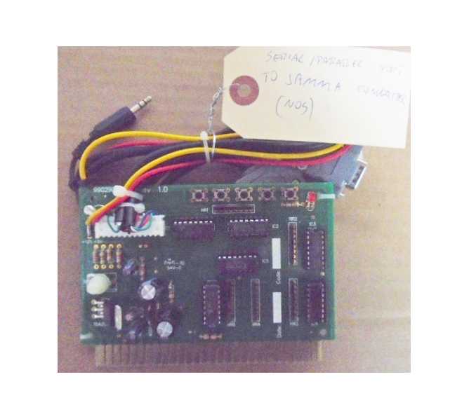 Arcade Machine Game PCB Printed Circuit SERIAL / PARALLEL to JAMMA CONTROLLER Board #3178 for sale  