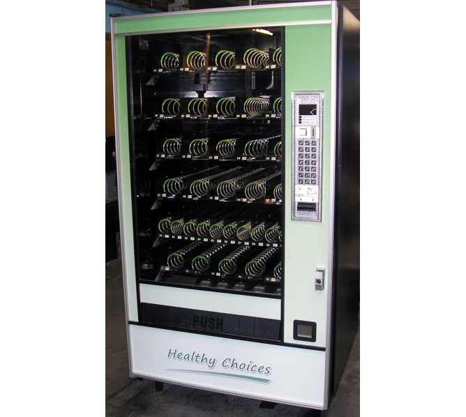 Automated Products AP API Series 7000 Model 7635 HEALTHY CHOICES Snack Glass Front Vending Machine for sale 