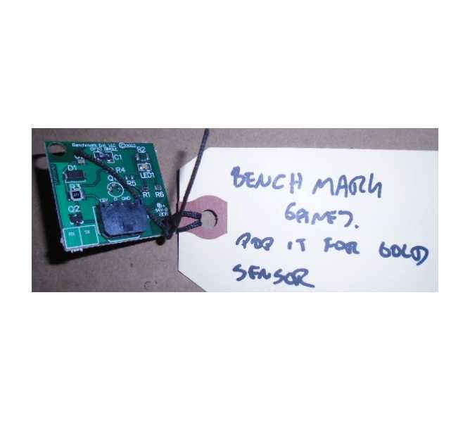 BENCHMARK POP IT FOR GOLD Arcade Machine Game PCB Printed Circuit SENSOR Board #3966 for sale 