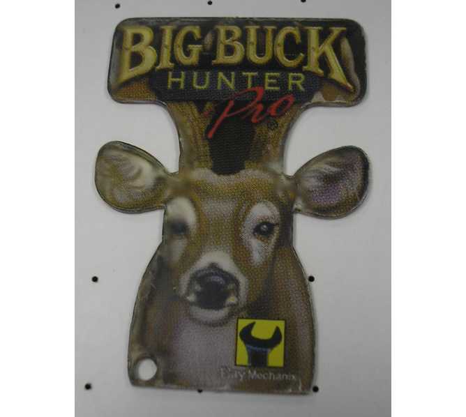 BIG BUCK HUNTER Original Promotional Pinball Machine Key Fob Keychain Plastic - Stern