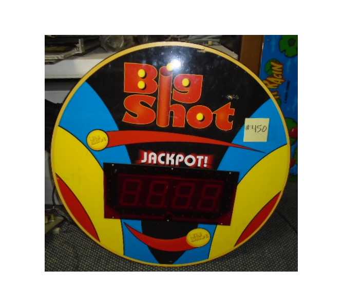 Big Shot Redemption Arcade Machine Game LED DISPLAY TOPPER for sale #450 