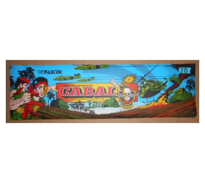CABAL Arcade Game Machine FLEXIBLE HEADER #70 for sale 