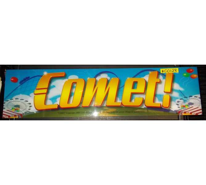 COMET! Arcade Machine Game Overhead Marquee Header for sale #CD128 by CASHBOX GAMES  