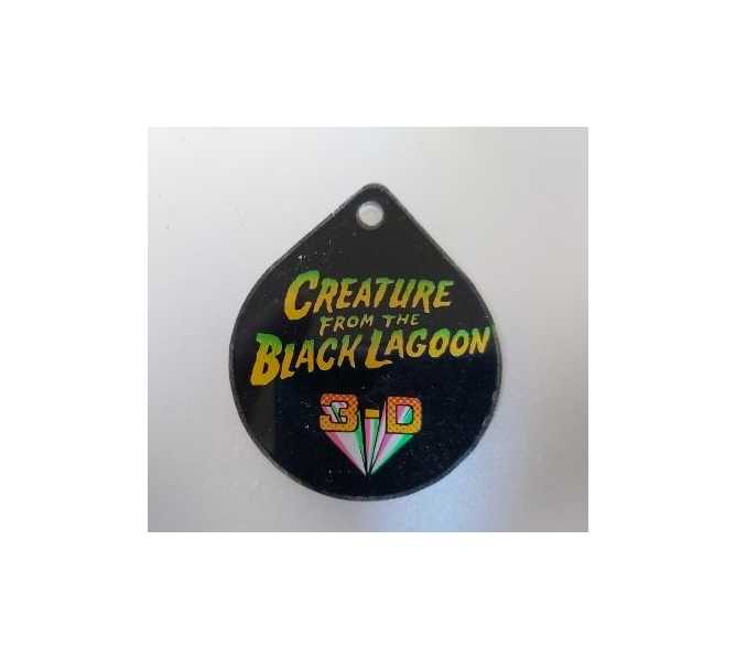 CREATURE FROM THE BLACK LAGOON Original Pinball Machine Promotional Key Fob Keychain Plastic for sale  