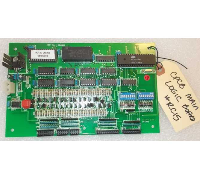 CROMPTON'S ROYAL CASINO Coin Pusher Arcade Machine Game CPCB Main Logic Board NEW1CER9  