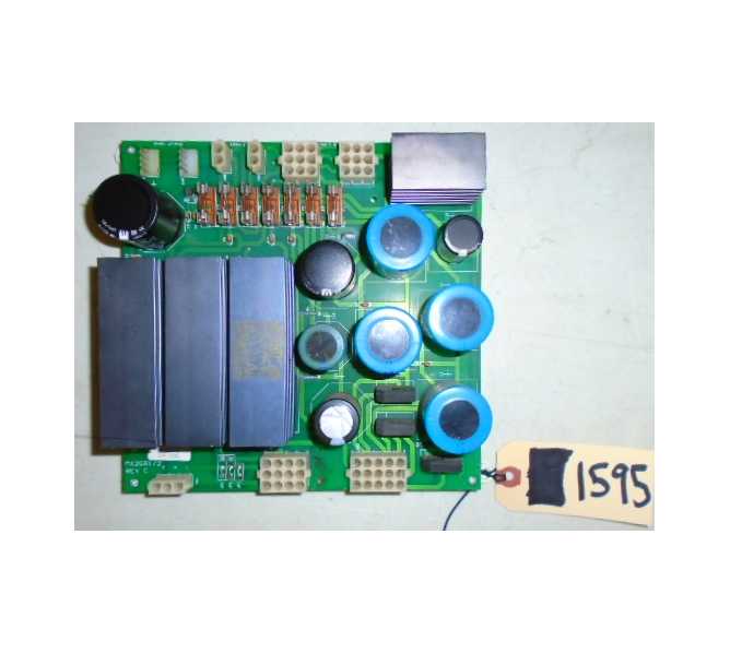 CROMPTONS SOCCER SHOT / SLAM JAM PUSHER REDEMPTION Arcade Game Machine PCB Printed Circuit POWER SUPPLY Board #1595 for sale  