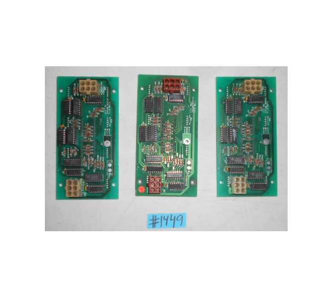 CYCLONE Redemption Arcade Machine Game PCB Printed Circuit DISPLAY Boards - LOT of 3 - #1449 for sale 