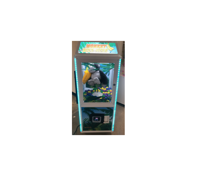 Coast to Coast Entertainment MONKEY BIZZ-NESS Toy Capsule Redemption Arcade Machine Game for sale 