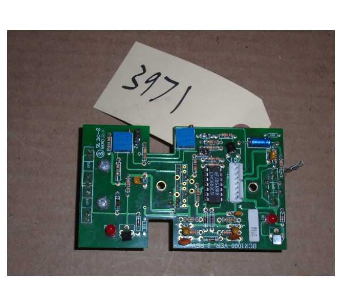 DELTRONICS TICKET SHREDDER Redemption Arcade Machine PCB Printed Circuit SENSOR Board #3971 for sale  