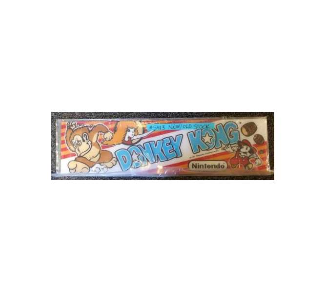 DONKEY KONG Arcade Machine Game Overhead Header PLEXIGLASS for sale #5413 