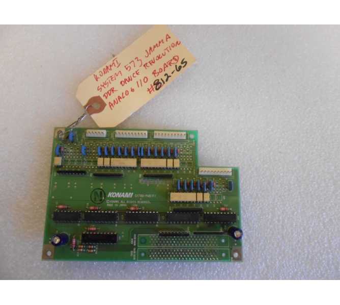 KONAMI Dance Dance Revolution DDR Analog I/O System 573 Arcade Game GX700-PWB(F) Analogue I/O Board (812-65)