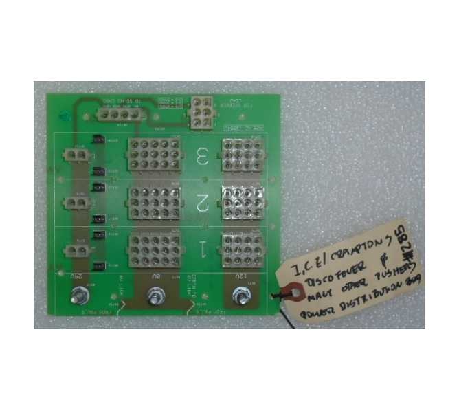 Disco Fever Arcade Machine Game PCB Printed Circuit POWER DISTRIBUTION Board #1285 for sale by ICE 