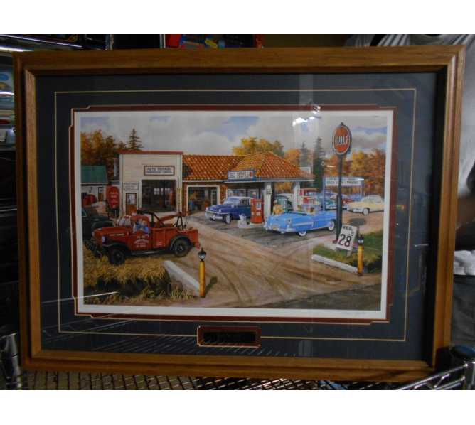 Full Service Limited Edition Art Print by Ken Zylla Framed Matted Numbered 1084 of 9600 Wall Decor 