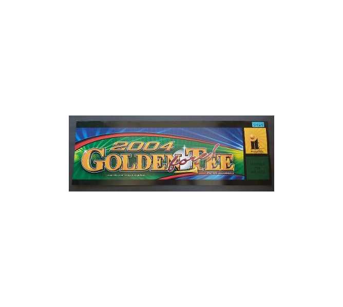 GOLDEN TEE GOLF fore! 2004 Arcade Game Machine FLEXIBLE HEADER #5464 for sale  