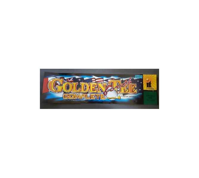 GOLDEN TEE GOLF fore! COMPLETE Arcade Game Machine FLEXIBLE HEADER #5447 for sale 