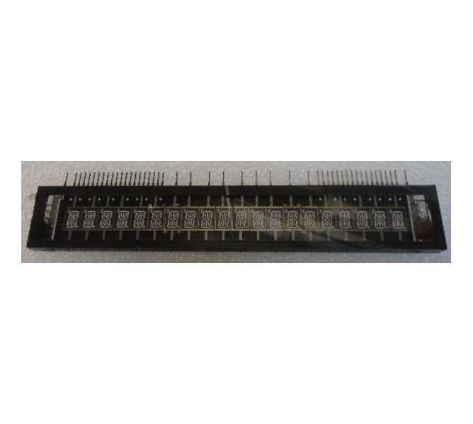 FUTABA 20 Digit Alphanumeric Display Glass #20-MY-01Z (9418) for GOTTLIEB Pinball Machines 