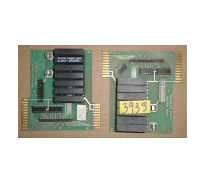 GRAYHOUND ELECTRONICS CRANE Arcade Machine Game PCB Printed Circuit Board Lot of 2 #3935 for sale  