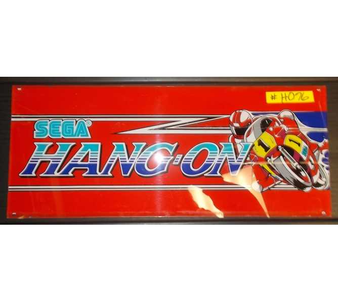 HANG-ON Arcade Machine Game Overhead Marquee Header for sale #HO76 by SEGA 