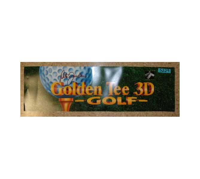 IT GOLDEN TEE GOLF 3D Arcade Game Machine FLEXIBLE HEADER #5229 for sale  