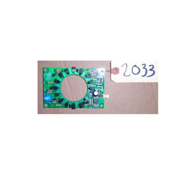 JACKPOT CROSSING Arcade Machine Game PCB Printed Circuit OPTO SENSOR Board #2033 for sale  