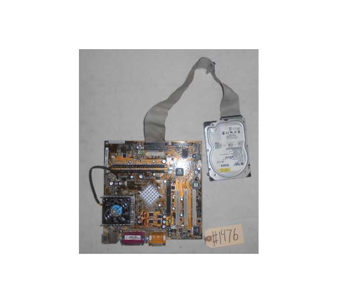 JAM UP POOL Arcade Machine Game PCB Printed Circuit MOTHER Board with HARD DRIVE #1476 for sale 