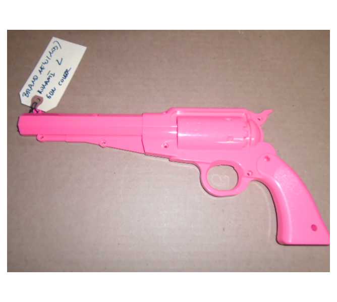 KONAMI Arcade Machine Game LEFT Half of Pink REVOLVER Gun #3161 for sale 