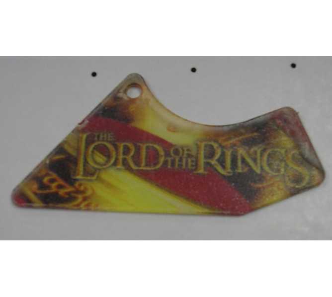 Lord of the Rings Original Pinball Machine Promotional Key Fob Keychain Plastic - Stern