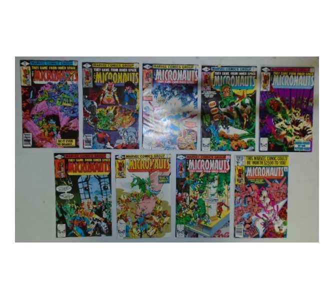 MICRONAUTS COMIC BOOKS LOT - ISSUES #13 through #21 for sale  
