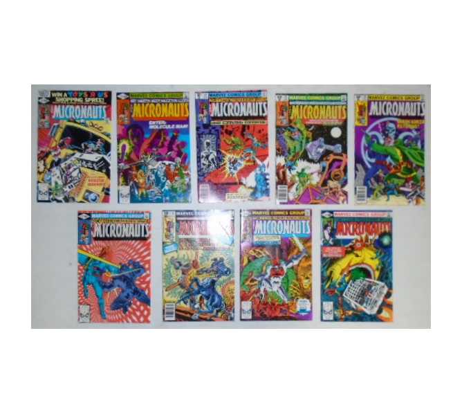 MICRONAUTS COMIC BOOKS LOT - ISSUES #22 through #30 for sale 