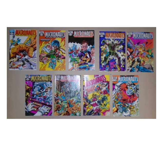MICRONAUTS COMIC BOOKS LOT - ISSUES #40 through #48 for sale - 1979 1st Series MARVEL COMICS GROUP